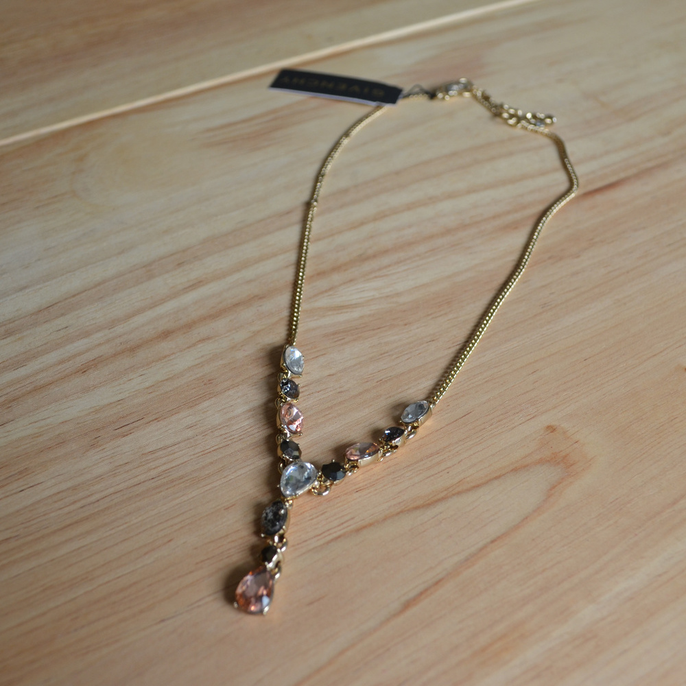 GIVENCHY Multicolor Y Necklace